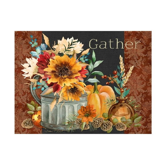 Canvas Wall Art - Jean Plout 'Regal Autumn B' Wall Art for Living Room, Bedroom, or Office Décor by Trademark Fine Art - 19 x 14 Inches