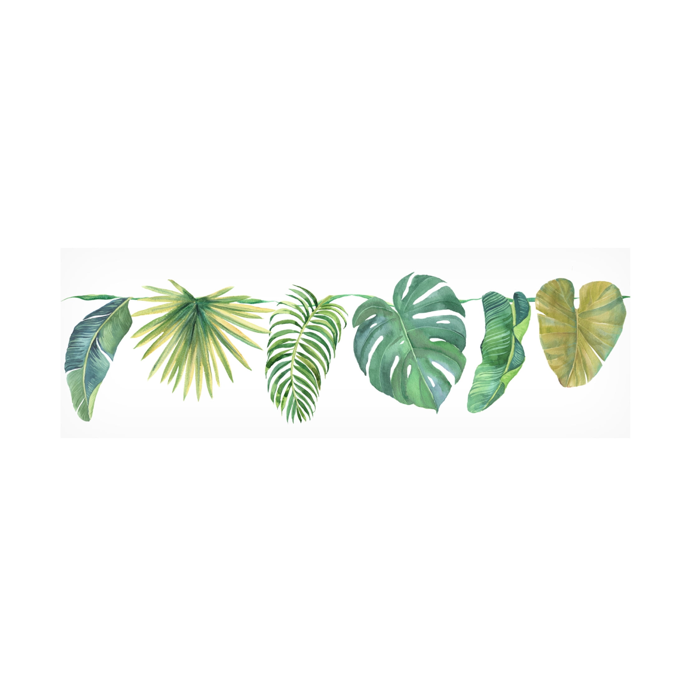 Canvas Wall Art - Jean Plout 'Tropical Beauty B' Wall Art for Living Room, Bedroom, or Office Décor by Trademark Fine Art - 47 x 16 Inches
