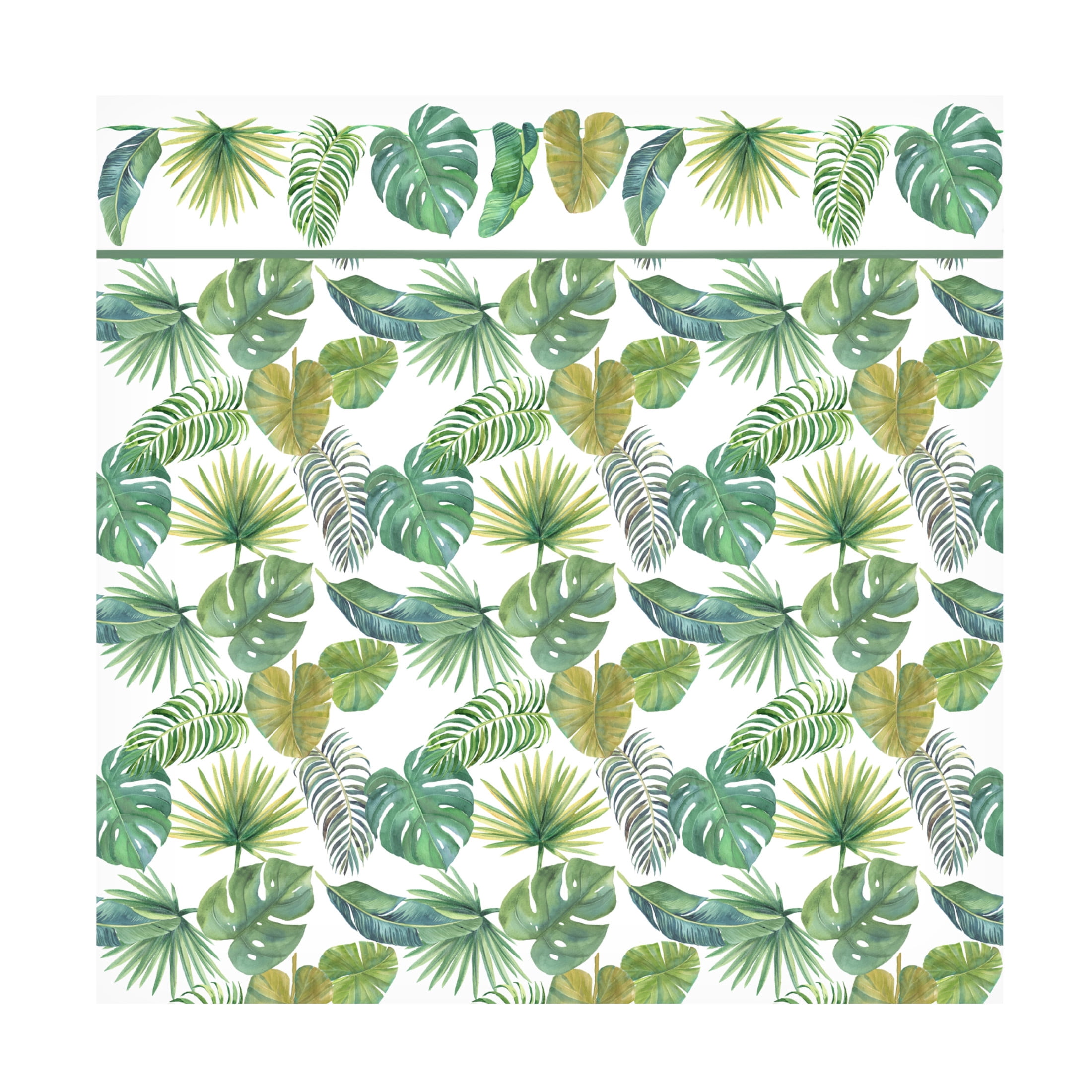 Canvas Wall Art - Jean Plout 'Tropical Beauty C' Wall Art for Living Room, Bedroom, or Office Décor by Trademark Fine Art - 18 x 18 Inches
