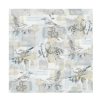 Canvas Wall Art - Jean Plout 'Washy Abstract Canvas E' Wall Art for Living Room, Bedroom, or Office Décor by Trademark Fine Art - 14 x 14 Inches