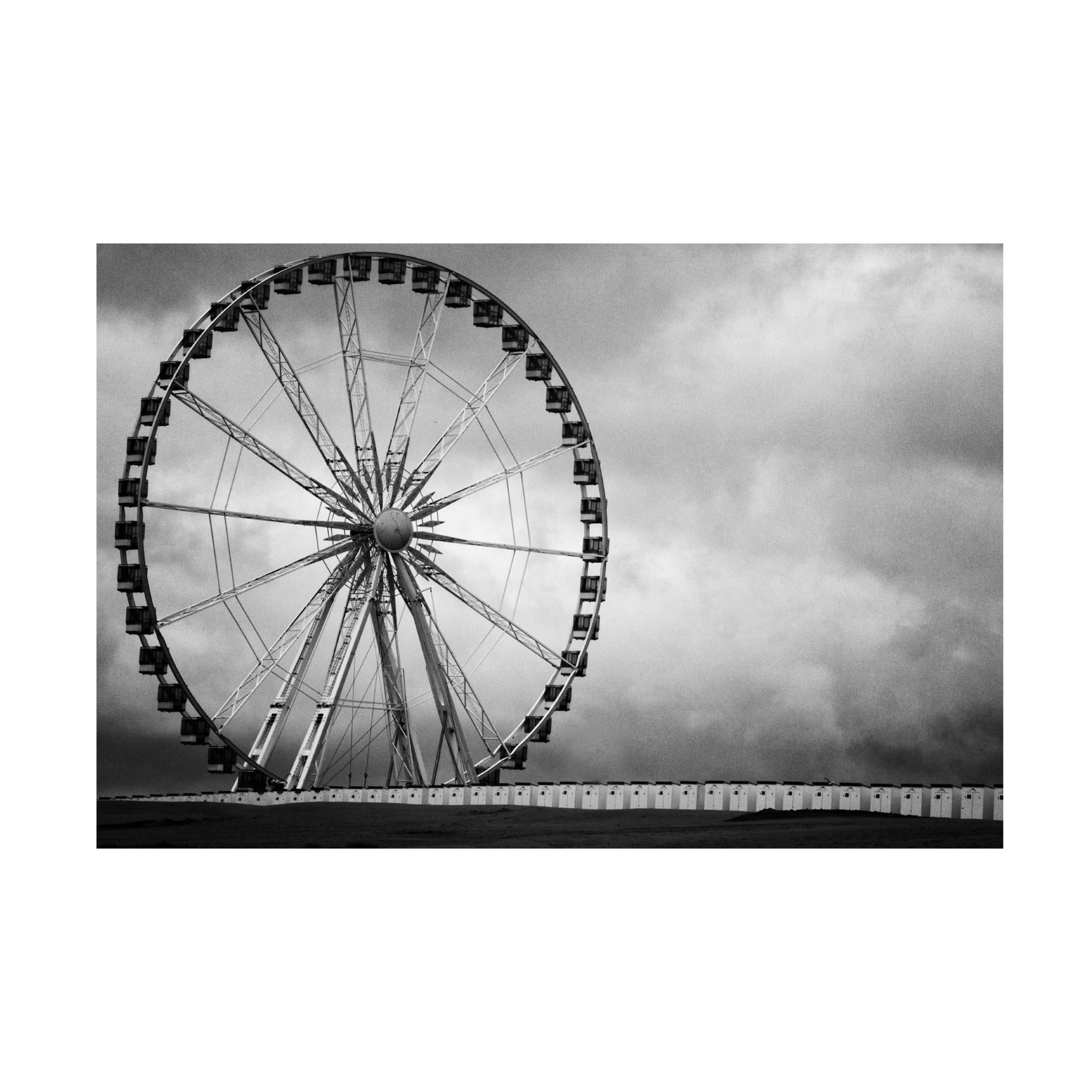 Canvas Wall Art - Jef Flour 'Cabins And Cabins' Wall Art for Living Room, Bedroom, or Office D?cor by Trademark Fine Art - 47 x 30 Inches
