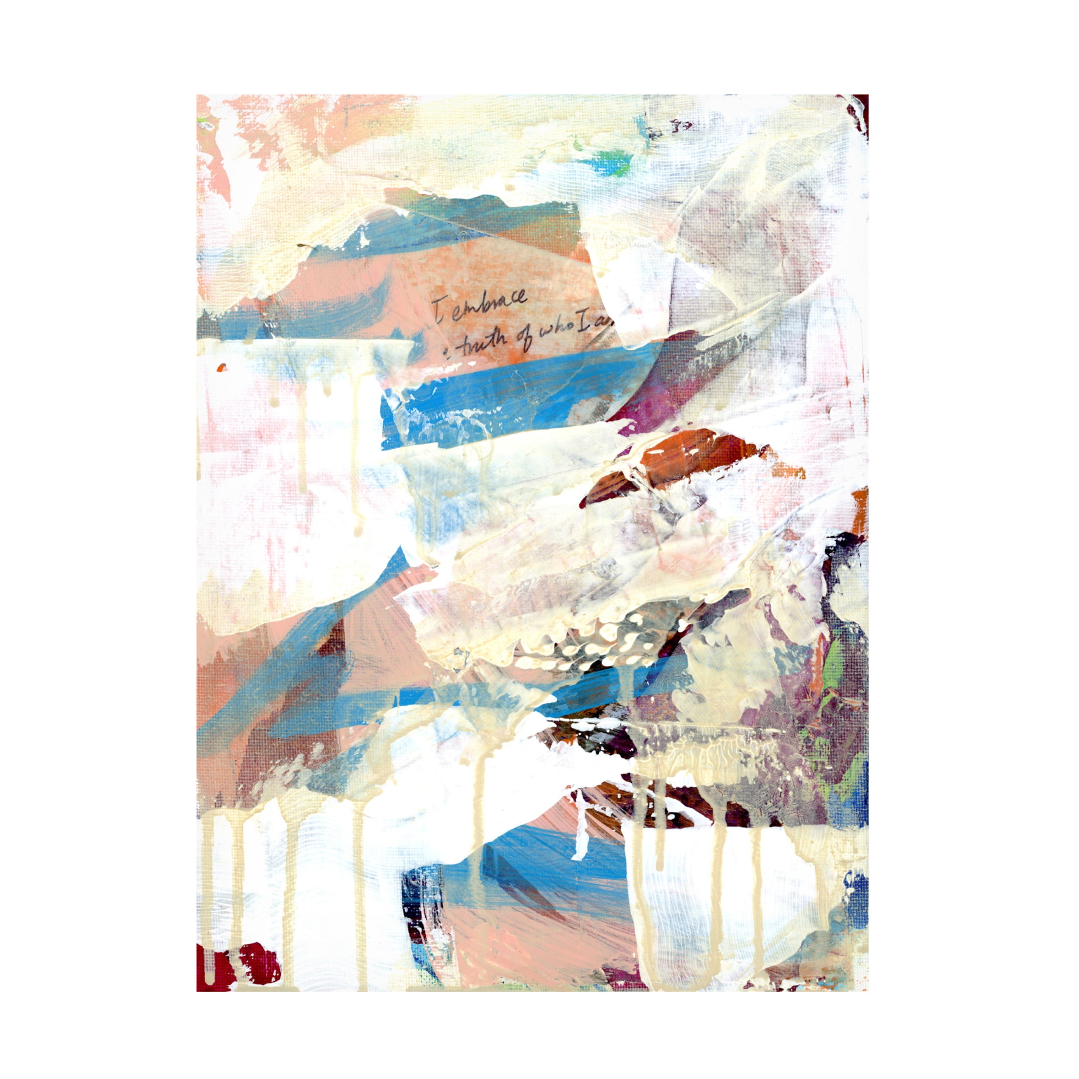 Canvas Wall Art - Jessalin Beutler 'Self Truth' Wall Art for Living Room, Bedroom, or Office Décor by Trademark Fine Art - 14 x 19 Inches