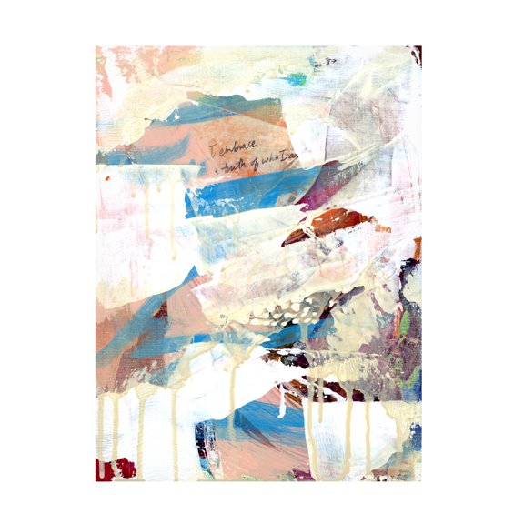 Canvas Wall Art - Jessalin Beutler 'Self Truth' Wall Art for Living Room, Bedroom, or Office Décor by Trademark Fine Art - 18 x 24 Inches