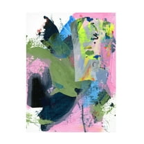 Canvas Wall Art - Jessalin Beutler 'Sketchbook Letter' Wall Art for Living Room, Bedroom, or Office Décor by Trademark Fine Art - 14 x 19 Inches