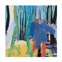 Canvas Wall Art - Jessica Singerman 'Pilot Mountain 7' Wall Art for Living Room, Bedroom, or Office Décor by Trademark Fine Art - 14 x 14 Inches