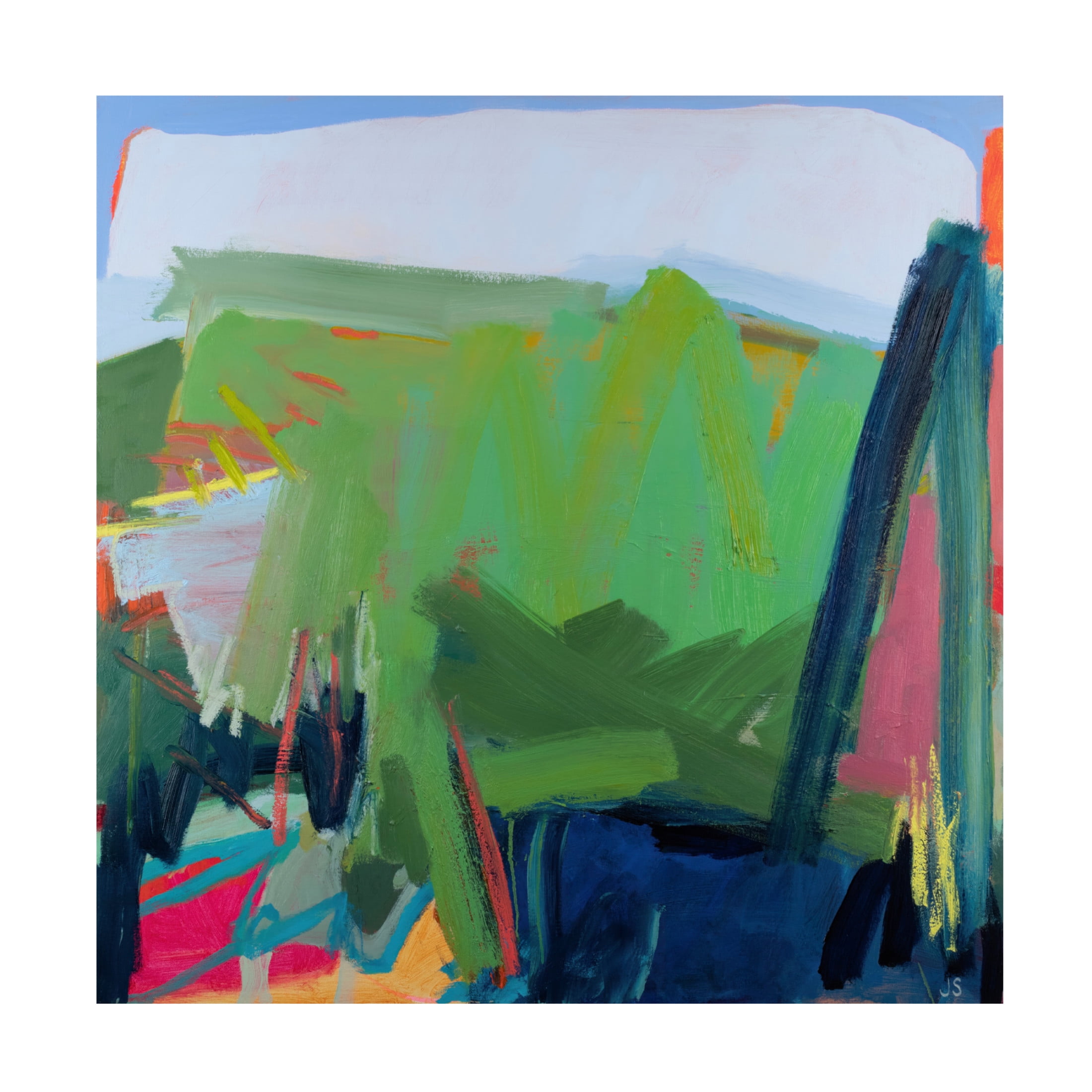 Canvas Wall Art - Jessica Singerman 'Wild In The Heaven of Earth' Wall Art for Living Room, Bedroom, or Office Décor by Trademark Fine Art - 24 x 24 Inches