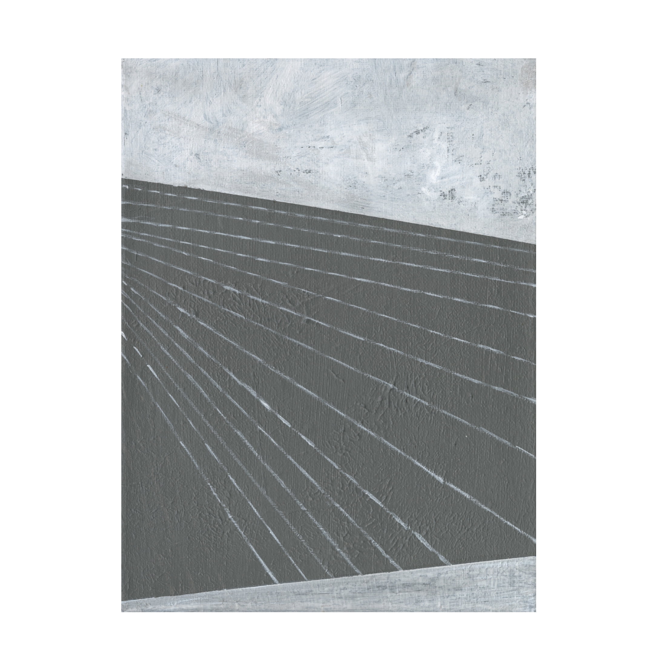 Canvas Wall Art - Jodi Fuchs 'Gray Matter Lines II' Wall Art for Living Room, Bedroom, or Office Décor by Trademark Fine Art - 18 x 24 Inches