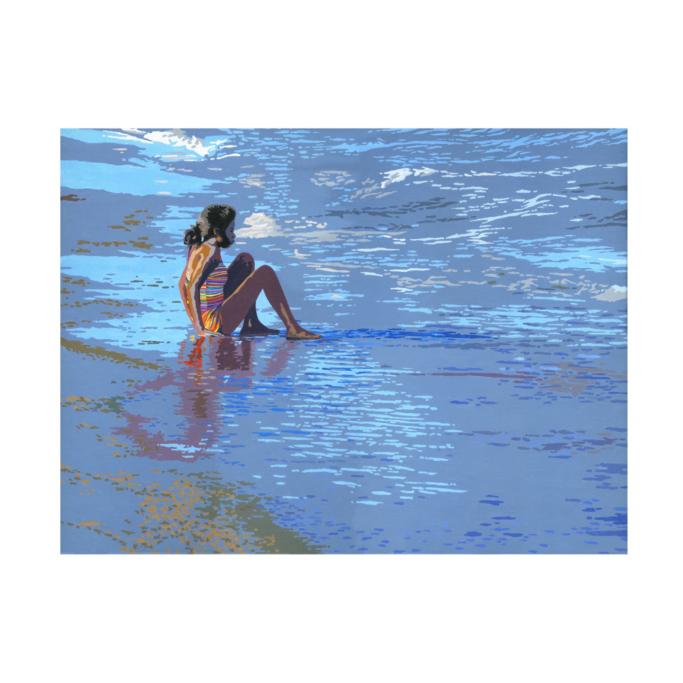 Canvas Wall Art - John Morrow 'Beyond Horizons' Wall Art for Living Room, Bedroom, or Office Décor by Trademark Fine Art - 19 x 14 Inches