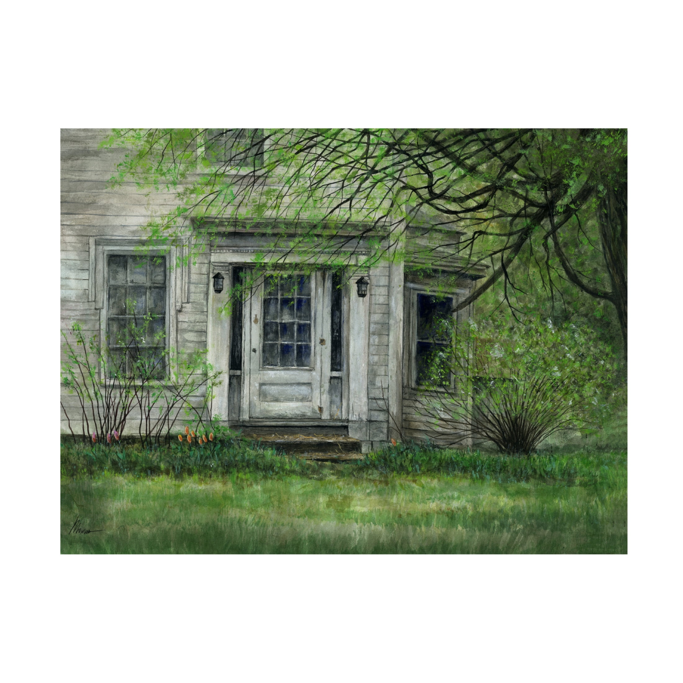 Canvas Wall Art - John Morrow 'Twas In The Spring' Wall Art for Living Room, Bedroom, or Office Décor by Trademark Fine Art - 24 x 18 Inches