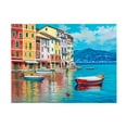thumbnail image 1 of Canvas Wall Art - John Zaccheo 'Portofino' Wall Art for Living Room, Bedroom, or Office Décor by Trademark Fine Art - 47 x 35 Inches, 1 of 4