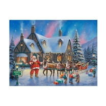 Canvas Wall Art - John Zaccheo 'Preparing to Fly' Wall Art for Living Room, Bedroom, or Office Décor by Trademark Fine Art - 19 x 14 Inches