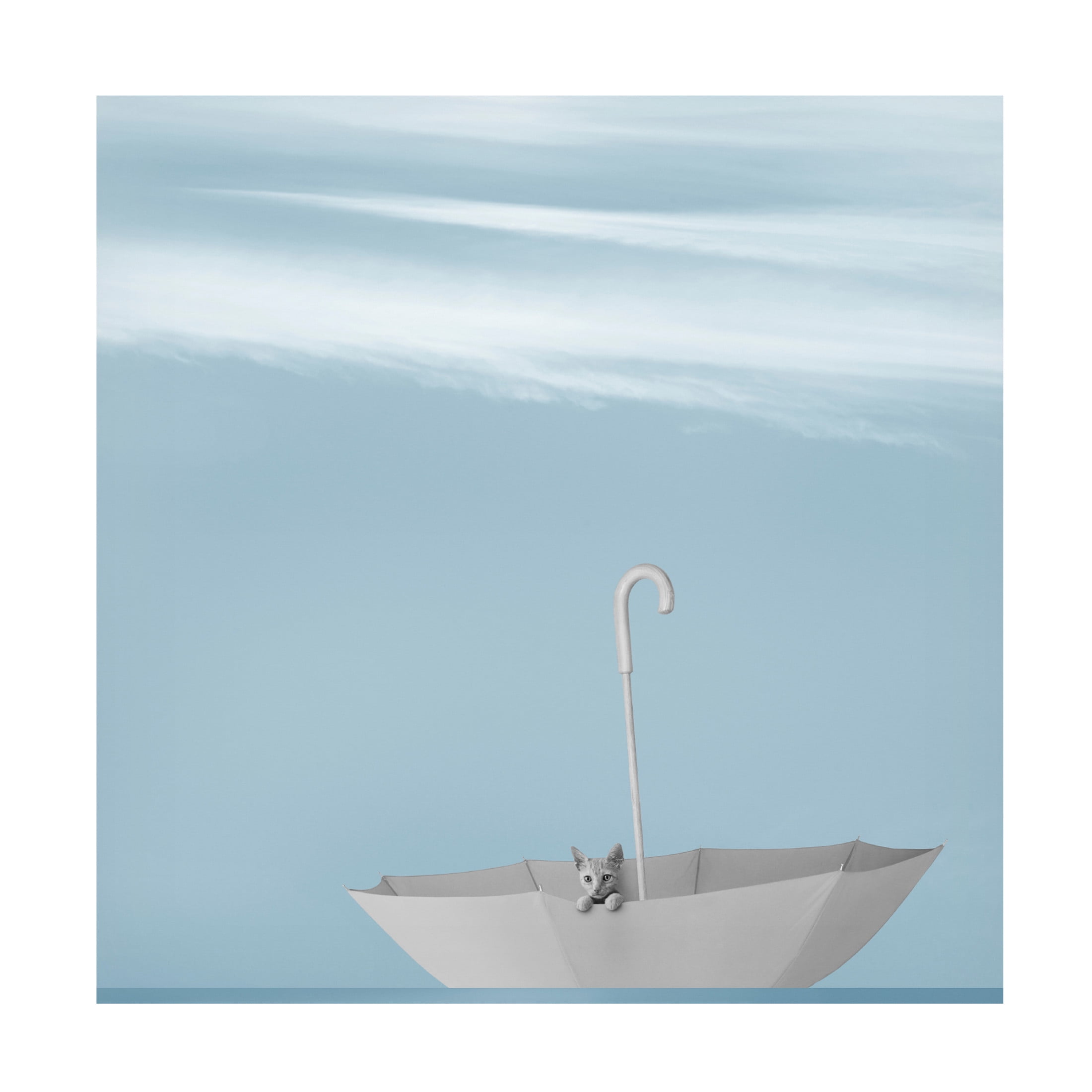 Canvas Wall Art - Jon Bertelli 'Bon Voyage' Wall Art for Living Room, Bedroom, or Office Décor by Trademark Fine Art - 18 x 18 Inches