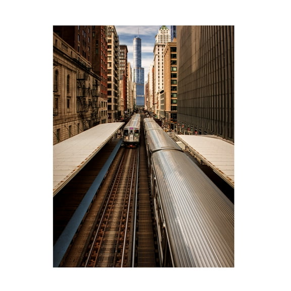 Canvas Wall Art - Jon Kinney 'Center Of Attention' Wall Art for Living Room, Bedroom, or Office D?cor by Trademark Fine Art - 14 x 19 Inches