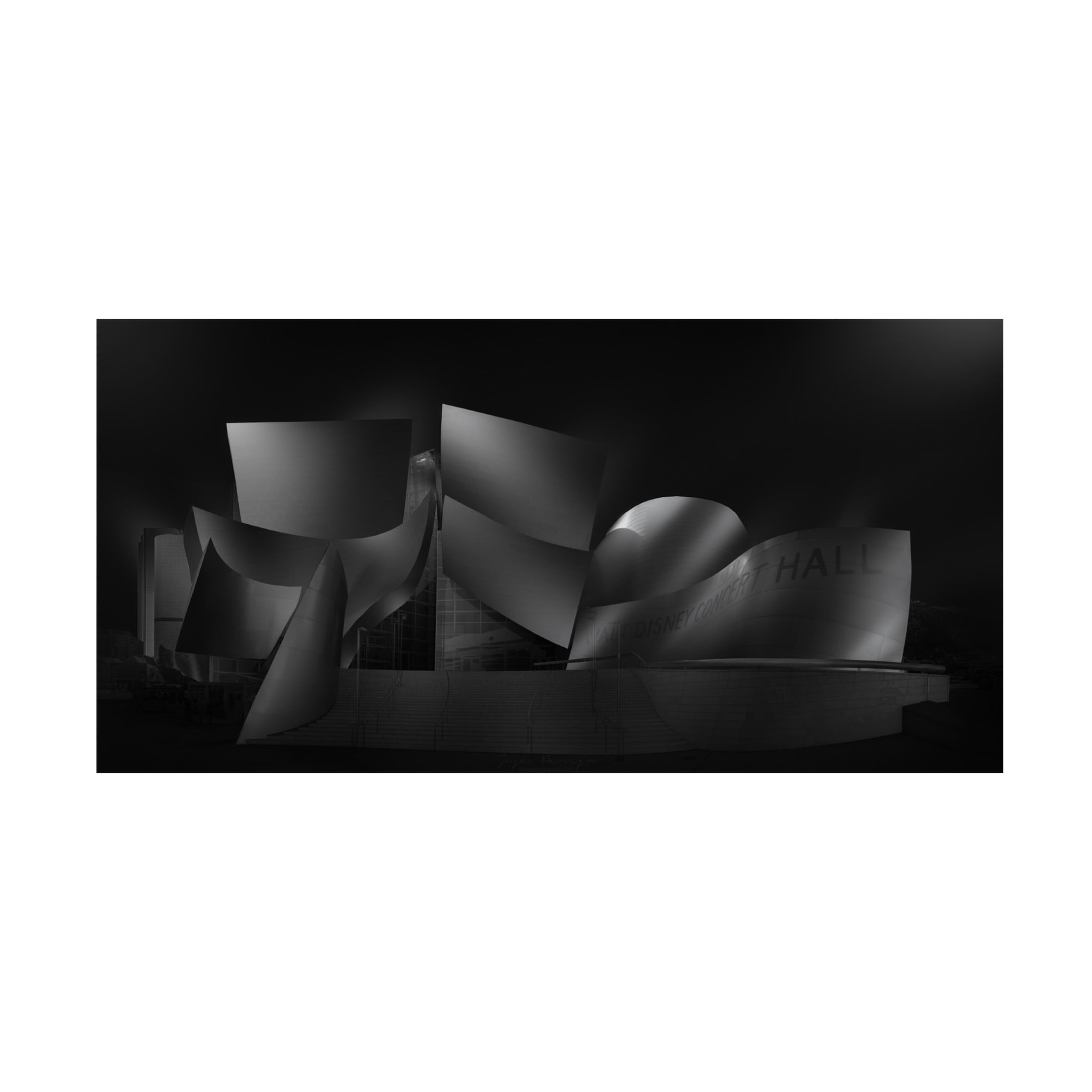 Canvas Wall Art - Jose Parejo 'Urban Curves' Wall Art for Living Room, Bedroom, or Office Décor by Trademark Fine Art - 47 x 24 Inches