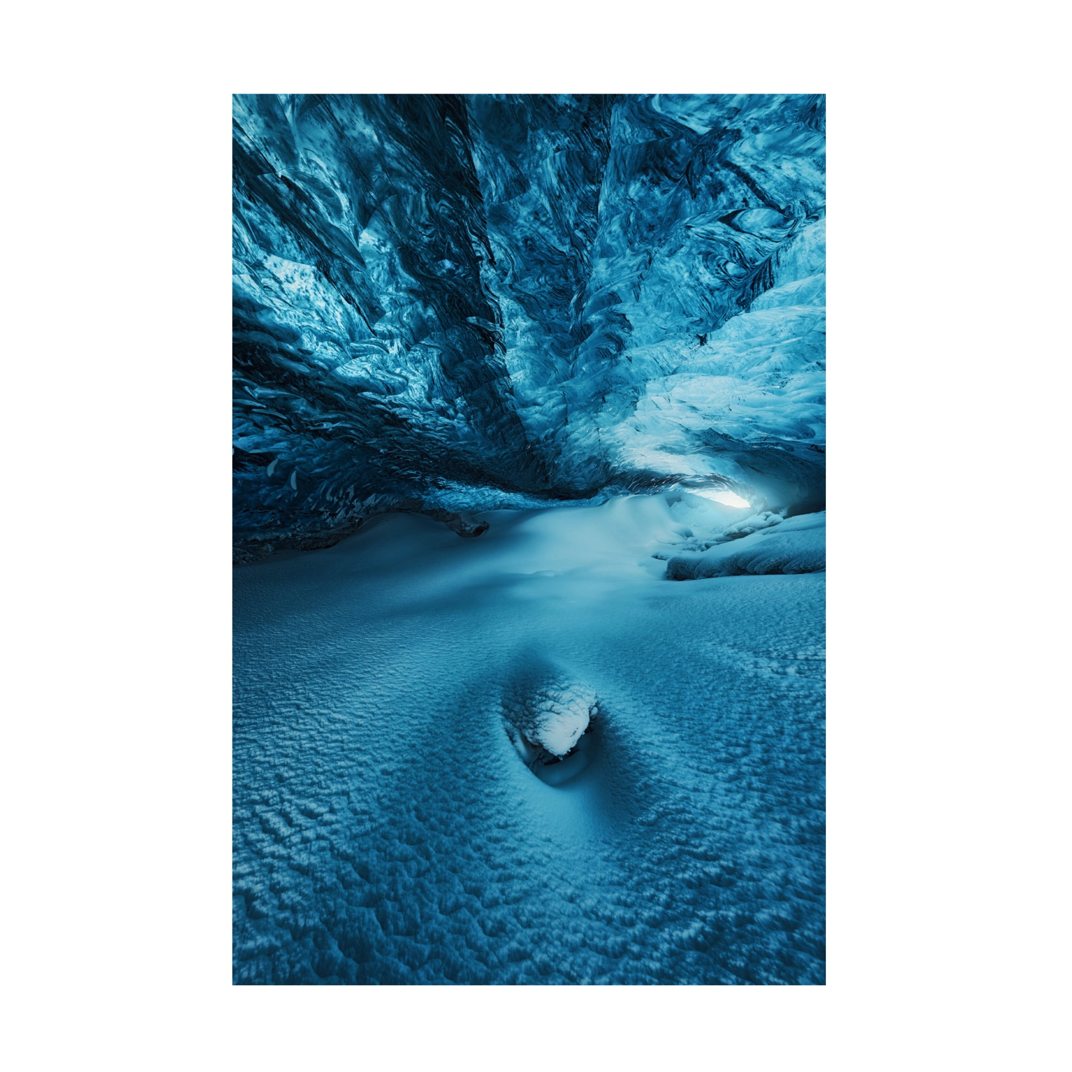 Canvas Wall Art - Juan Pablo de 'Crystal Cave I' Wall Art for Living Room, Bedroom, or Office D?cor by Trademark Fine Art - 16 x 24 Inches