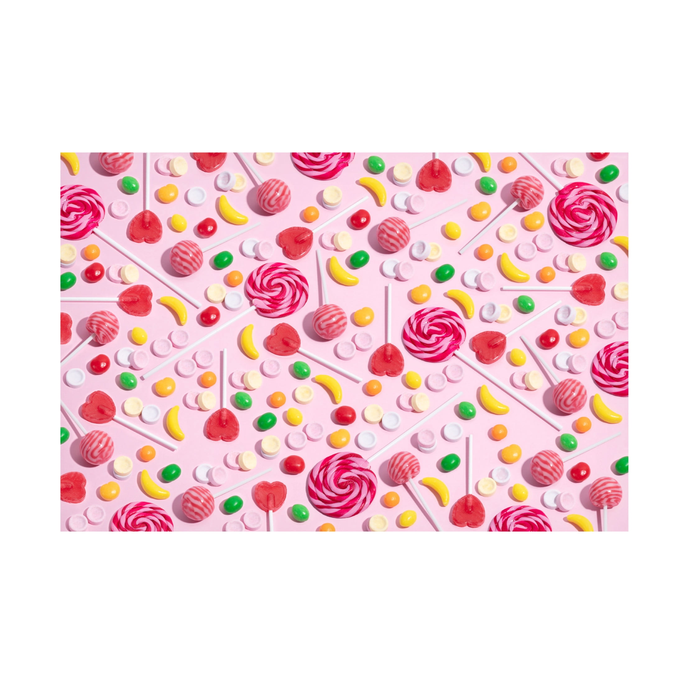Canvas Wall Art - Julia Ramiro 'Caramelos.1' Wall Art for Living Room, Bedroom, or Office Décor by Trademark Fine Art - 32 x 22 Inches