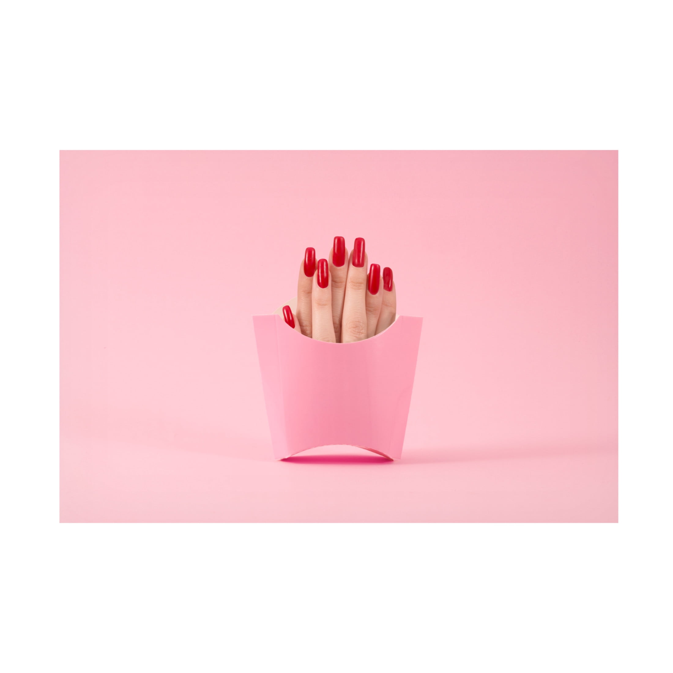 Canvas Wall Art - Julia Ramiro 'Finger Fries' Wall Art for Living Room, Bedroom, or Office Décor by Trademark Fine Art - 47 x 30 Inches