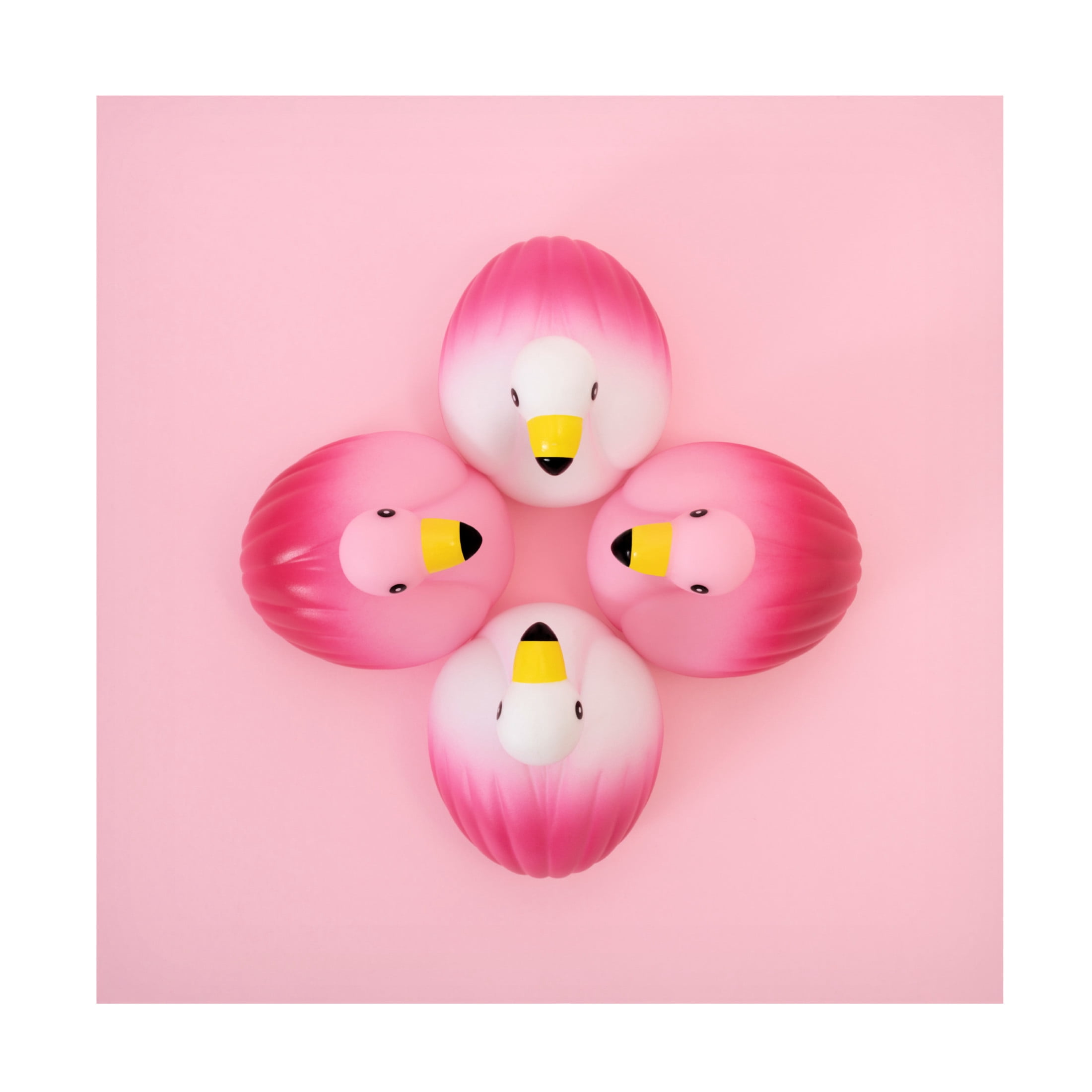 Canvas Wall Art - Julia Ramiro 'Flamencos.1' Wall Art for Living Room, Bedroom, or Office Décor by Trademark Fine Art - 18 x 18 Inches