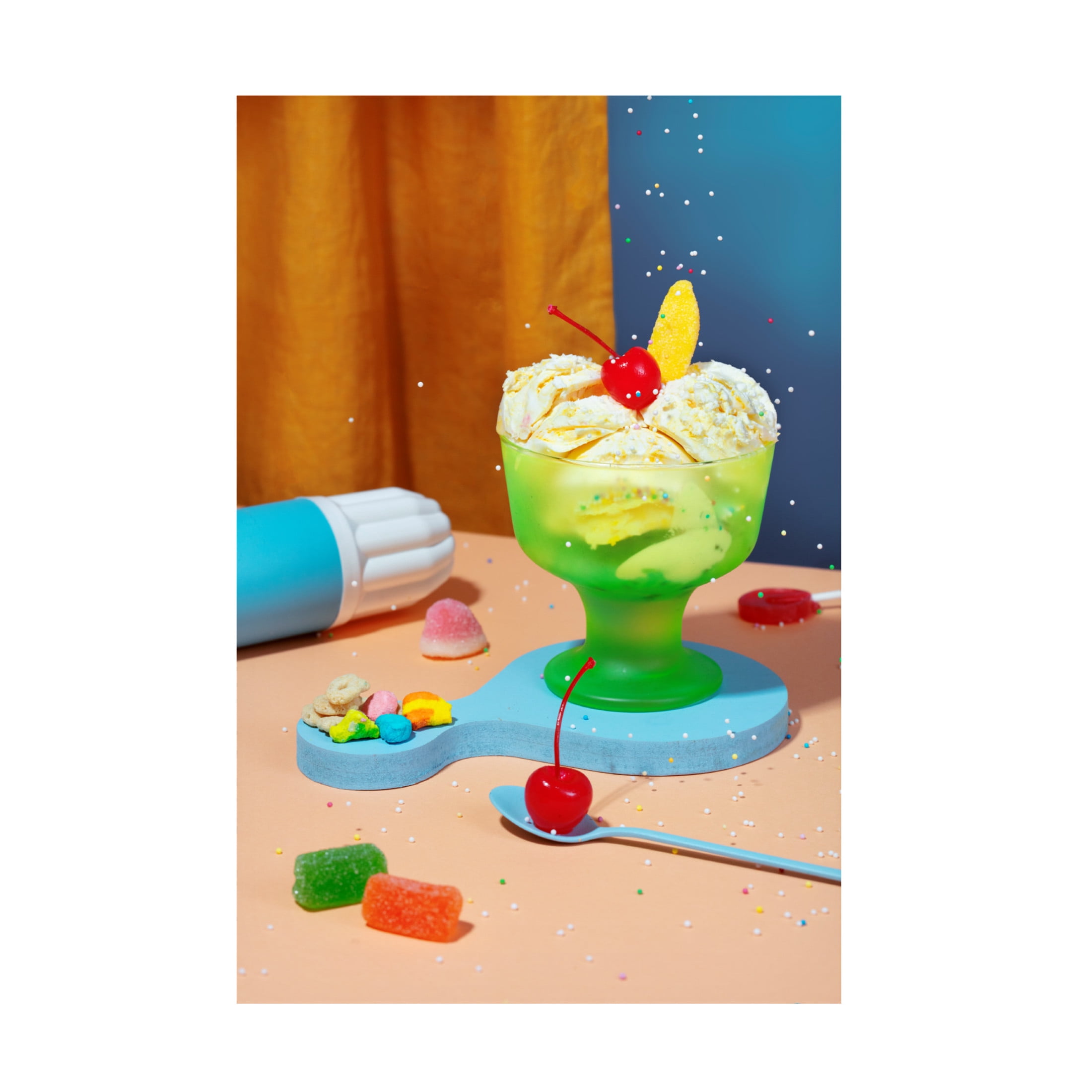 Canvas Wall Art - Julia Ramiro 'Icecream 5' Wall Art for Living Room, Bedroom, or Office D?cor by Trademark Fine Art - 30 x 47 Inches