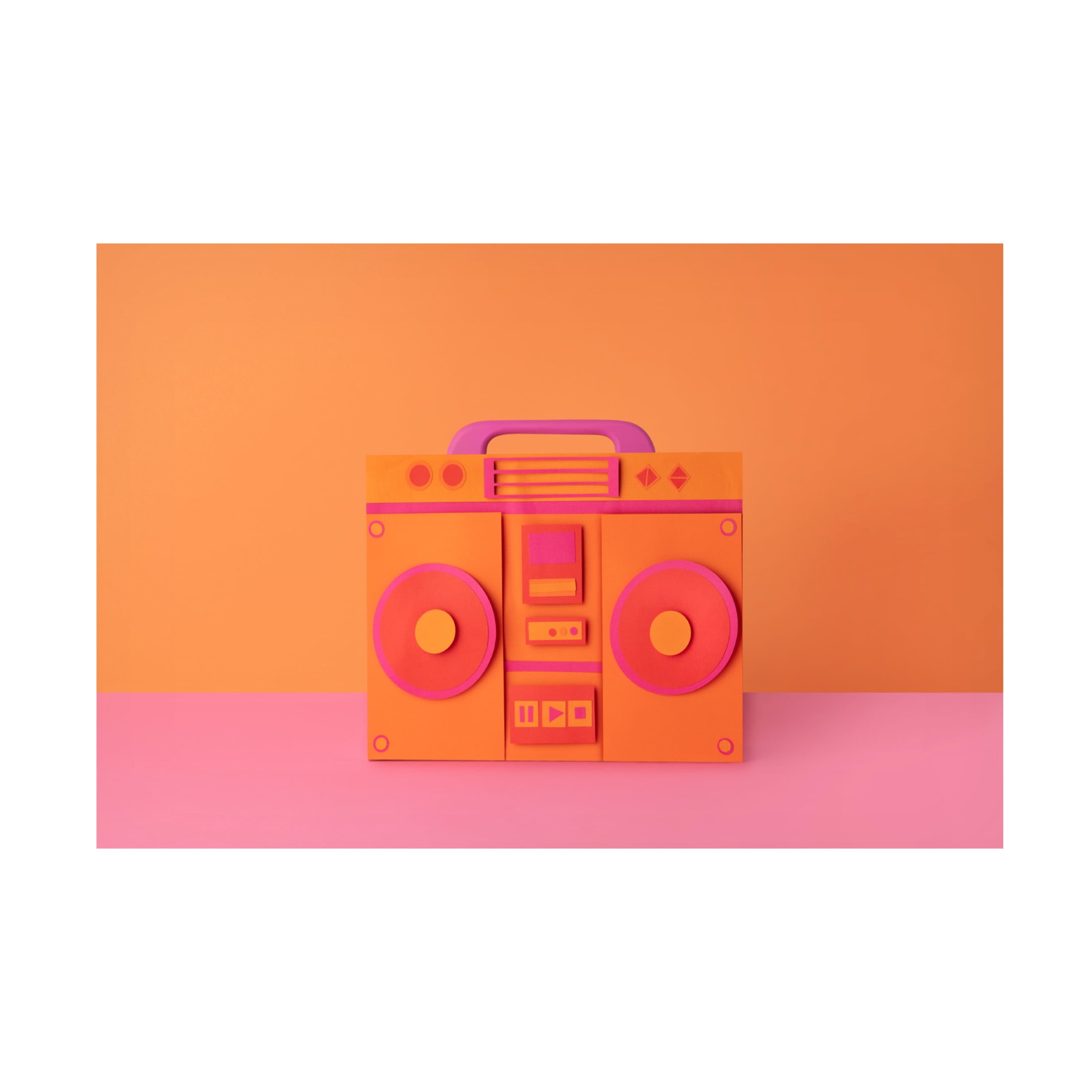 Canvas Wall Art - Julia Ramiro 'Radio' Wall Art for Living Room, Bedroom, or Office Décor by Trademark Fine Art - 19 x 12 Inches
