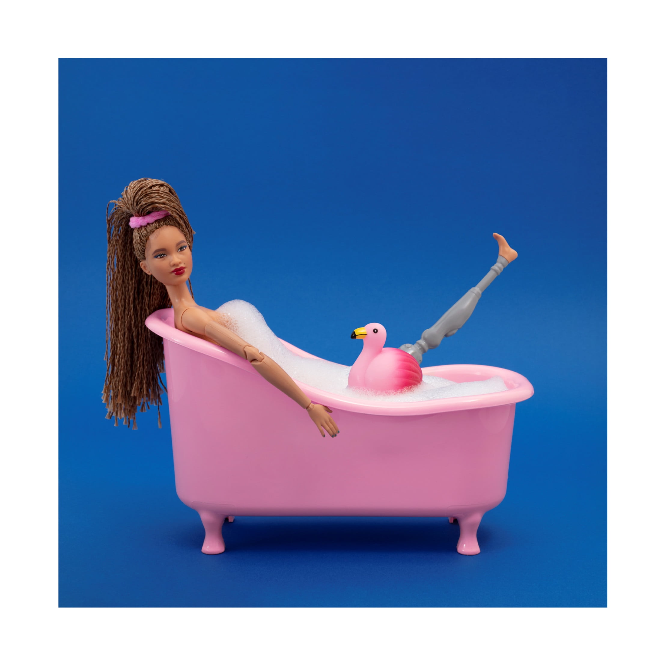 Canvas Wall Art - Julia Ramiro 'Sexy Bath' Wall Art for Living Room, Bedroom, or Office Décor by Trademark Fine Art - 14 x 14 Inches
