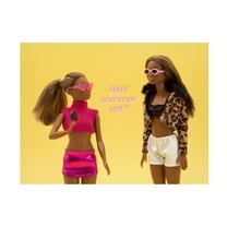 Canvas Wall Art - Julia Ramiro 'Summer' Wall Art for Living Room, Bedroom, or Office Décor by Trademark Fine Art - 19 x 14 Inches