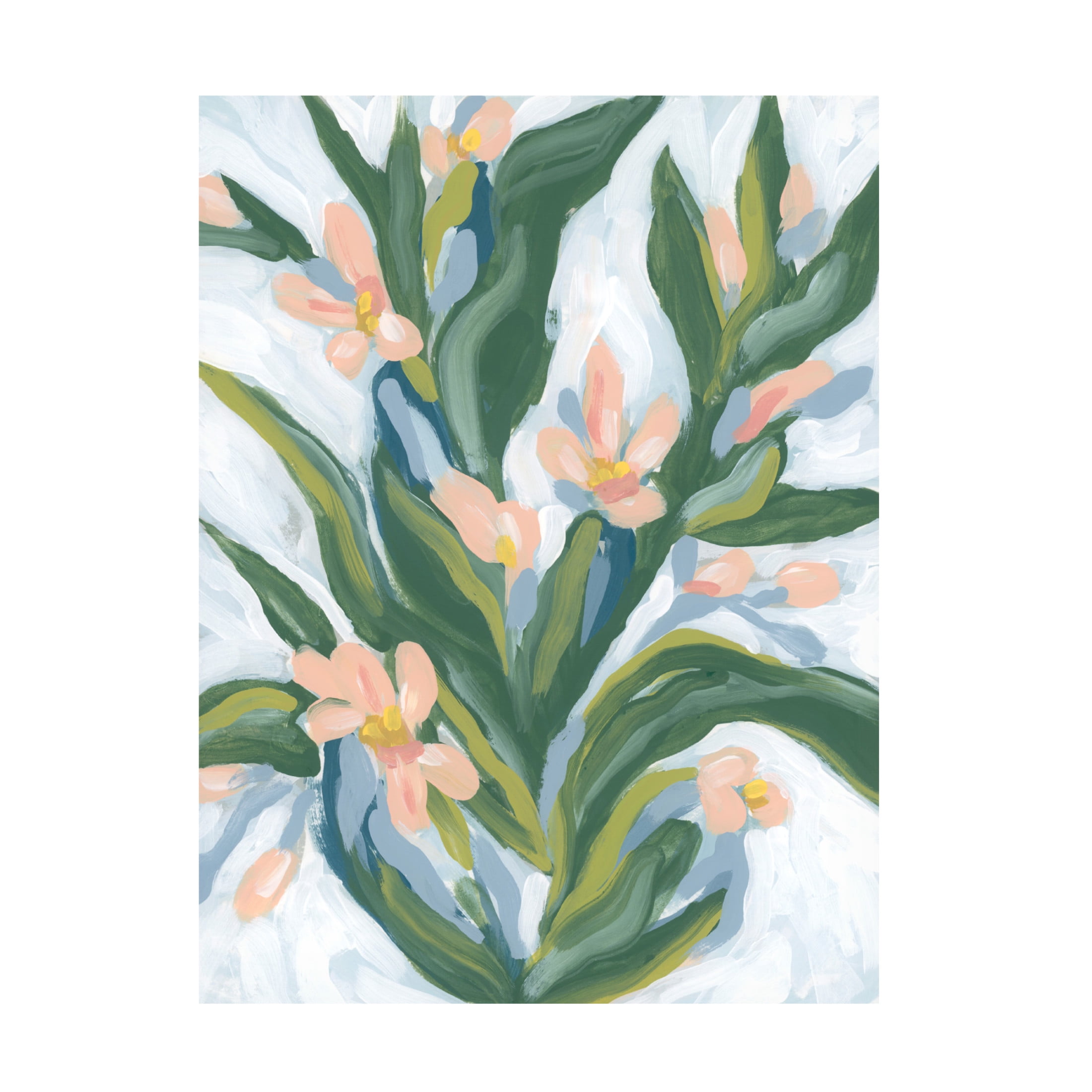Canvas Wall Art - June Erica Vess 'Desert Flower II' Wall Art for Living Room, Bedroom, or Office Décor by Trademark Fine Art - 18 x 24 Inches