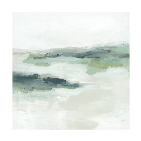Canvas Wall Art - June Erica Vess 'Sage Coast I' Wall Art for Living Room, Bedroom, or Office Décor by Trademark Fine Art - 24 x 24 Inches