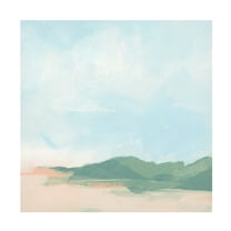 Canvas Wall Art - June Erica Vess 'Sandbar Cameo III' Wall Art for Living Room, Bedroom, or Office Décor by Trademark Fine Art - 14 x 14 Inches