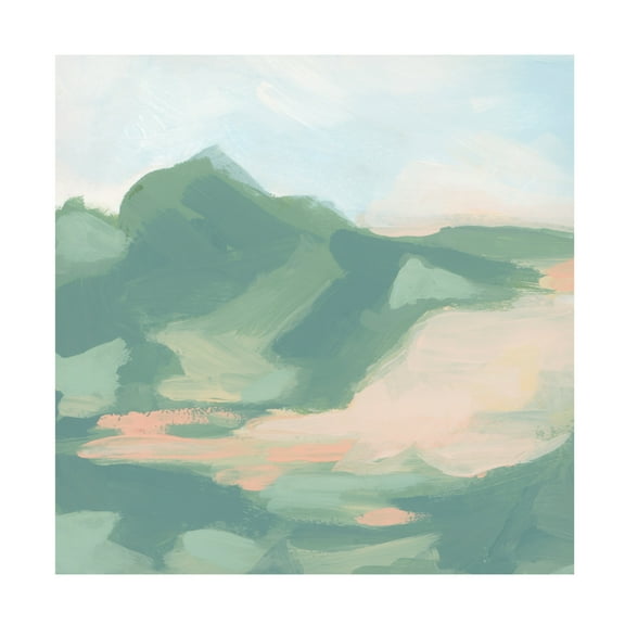 Canvas Wall Art - June Erica Vess 'Sandbar Cameo V' Wall Art for Living Room, Bedroom, or Office Décor by Trademark Fine Art - 24 x 24 Inches