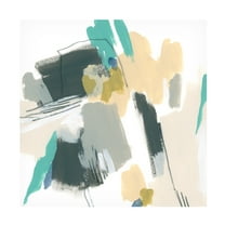 Canvas Wall Art - June Erica Vess 'Strike Reflection III' Wall Art for Living Room, Bedroom, or Office Décor by Trademark Fine Art - 14 x 14 Inches