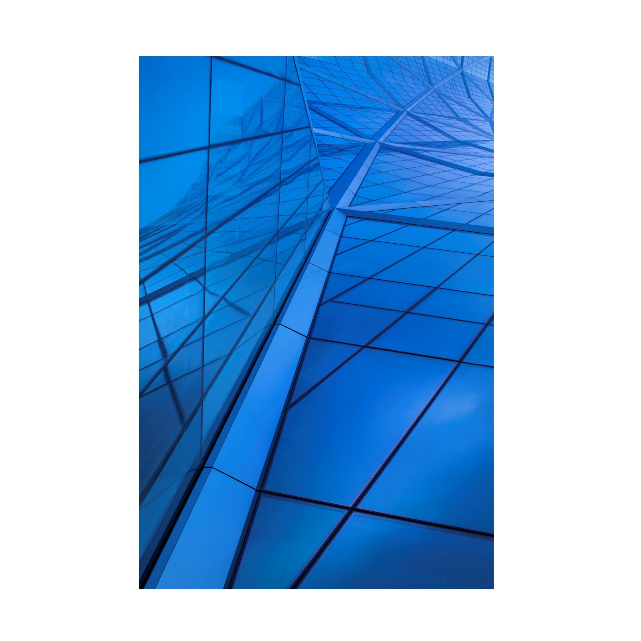 Canvas Wall Art - Jure Kravanja 'Blue' Wall Art for Living Room, Bedroom, or Office D?cor by Trademark Fine Art - 22 x 32 Inches