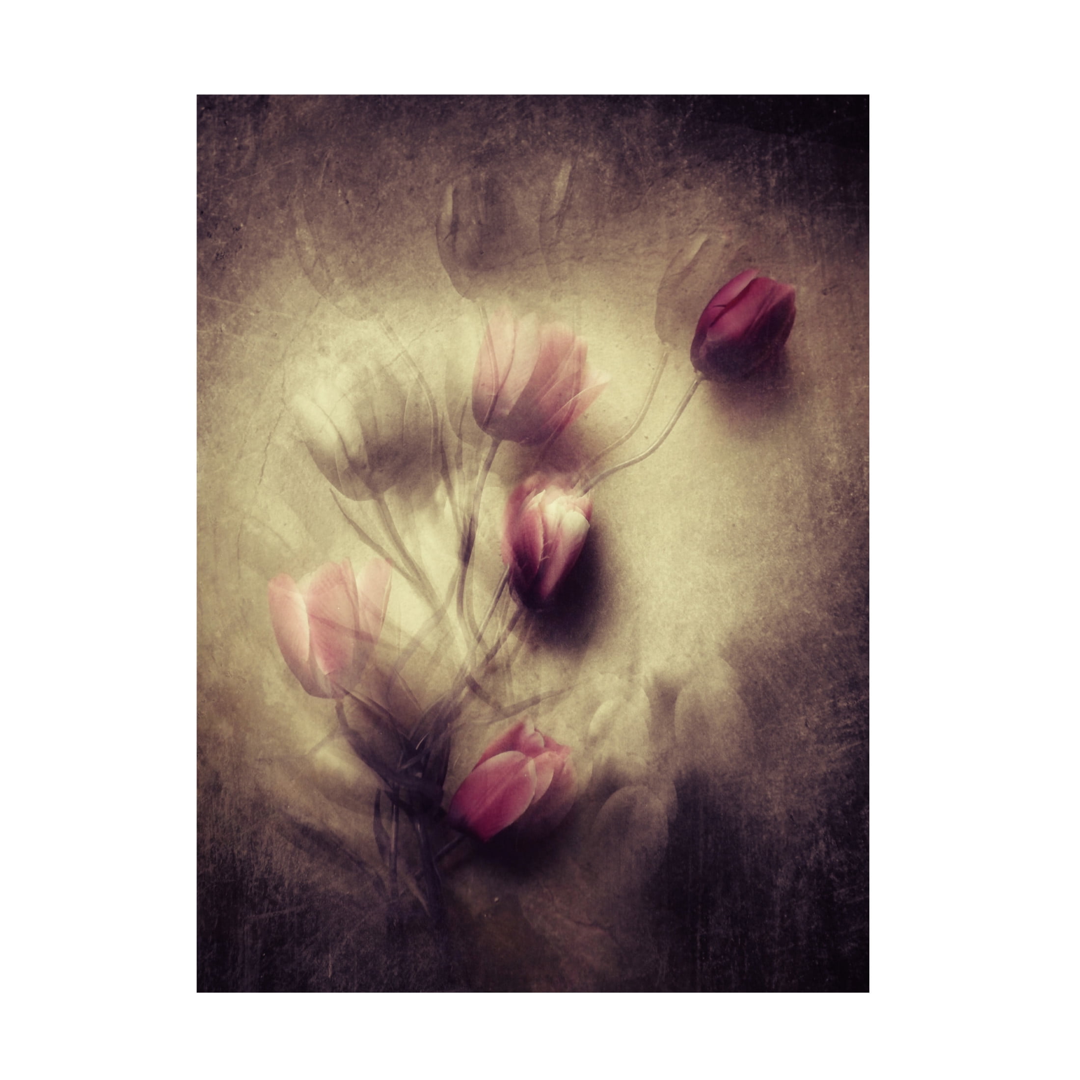 Canvas Wall Art - Kahar Lagaa 'Love Will Be There' Wall Art for Living Room, Bedroom, or Office Décor by Trademark Fine Art - 14 x 19 Inches