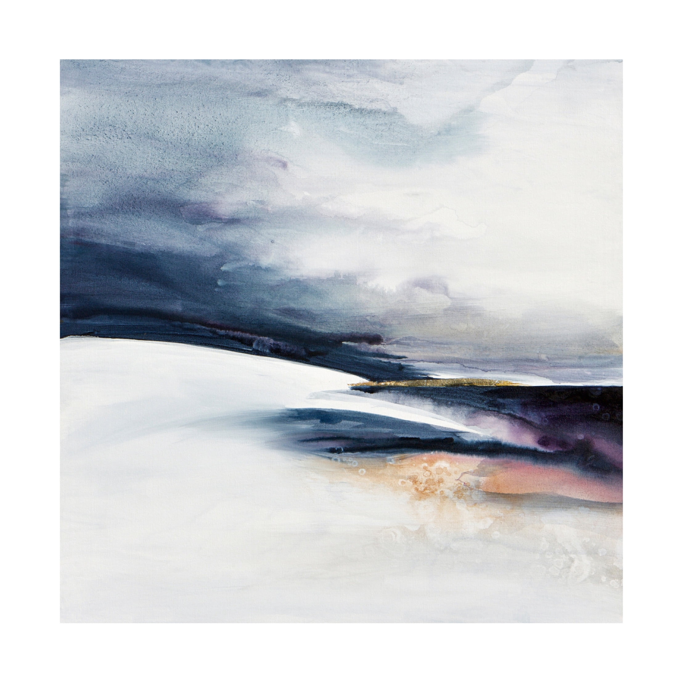 Canvas Wall Art - Karen Hale 'A Place To Be' Wall Art for Living Room, Bedroom, or Office Décor by Trademark Fine Art - 35 x 35 Inches