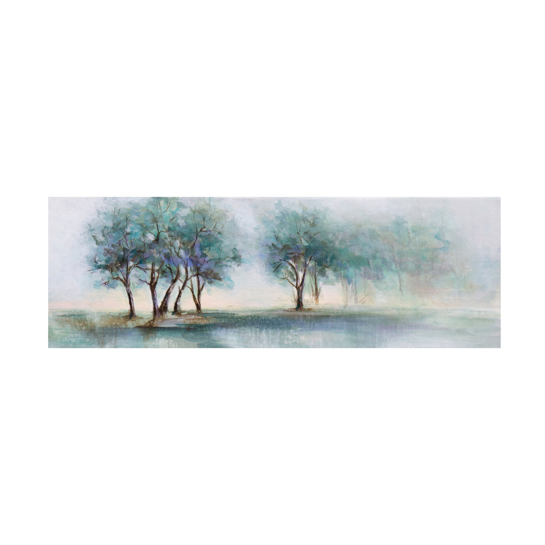 Canvas Wall Art - Karen Hale 'Dawn Light' Wall Art for Living Room, Bedroom, or Office Décor by Trademark Fine Art - 32 x 10 Inches
