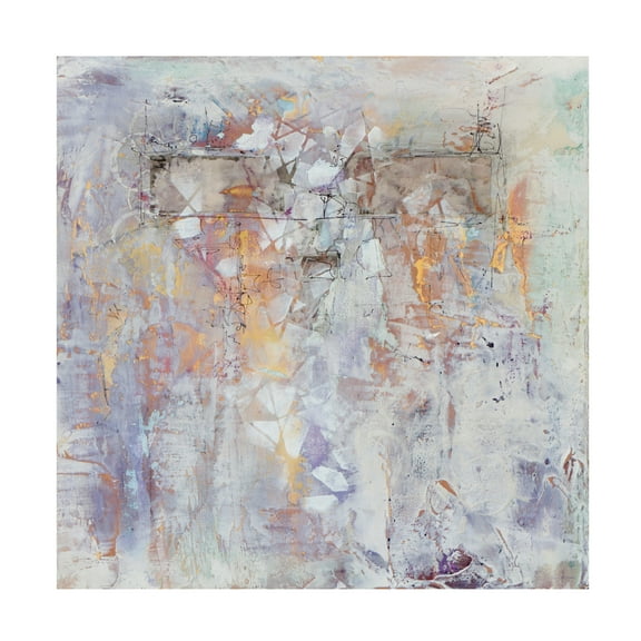 Canvas Wall Art - Karen Hale 'Relic of The Past I' Wall Art for Living Room, Bedroom, or Office Décor by Trademark Fine Art - 14 x 14 Inches