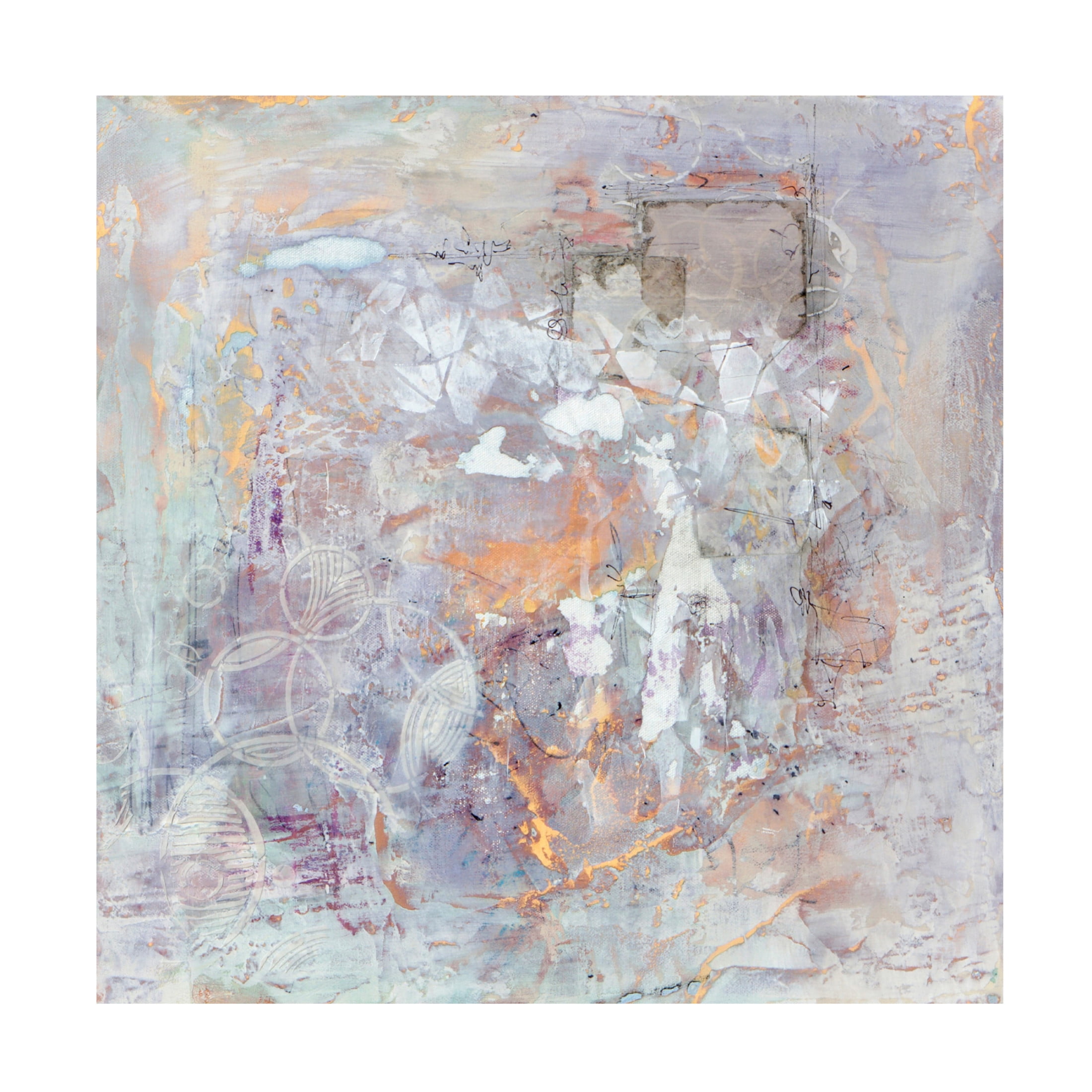 Canvas Wall Art - Karen Hale 'Relic of The Past II' Wall Art for Living Room, Bedroom, or Office Décor by Trademark Fine Art - 18 x 18 Inches