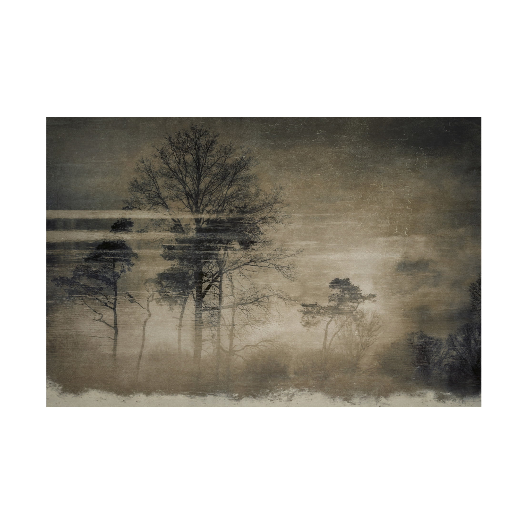 Canvas Wall Art - Katarina Holmstrom 'Old Postcard' Wall Art for Living Room, Bedroom, or Office Décor by Trademark Fine Art - 47 x 30 Inches