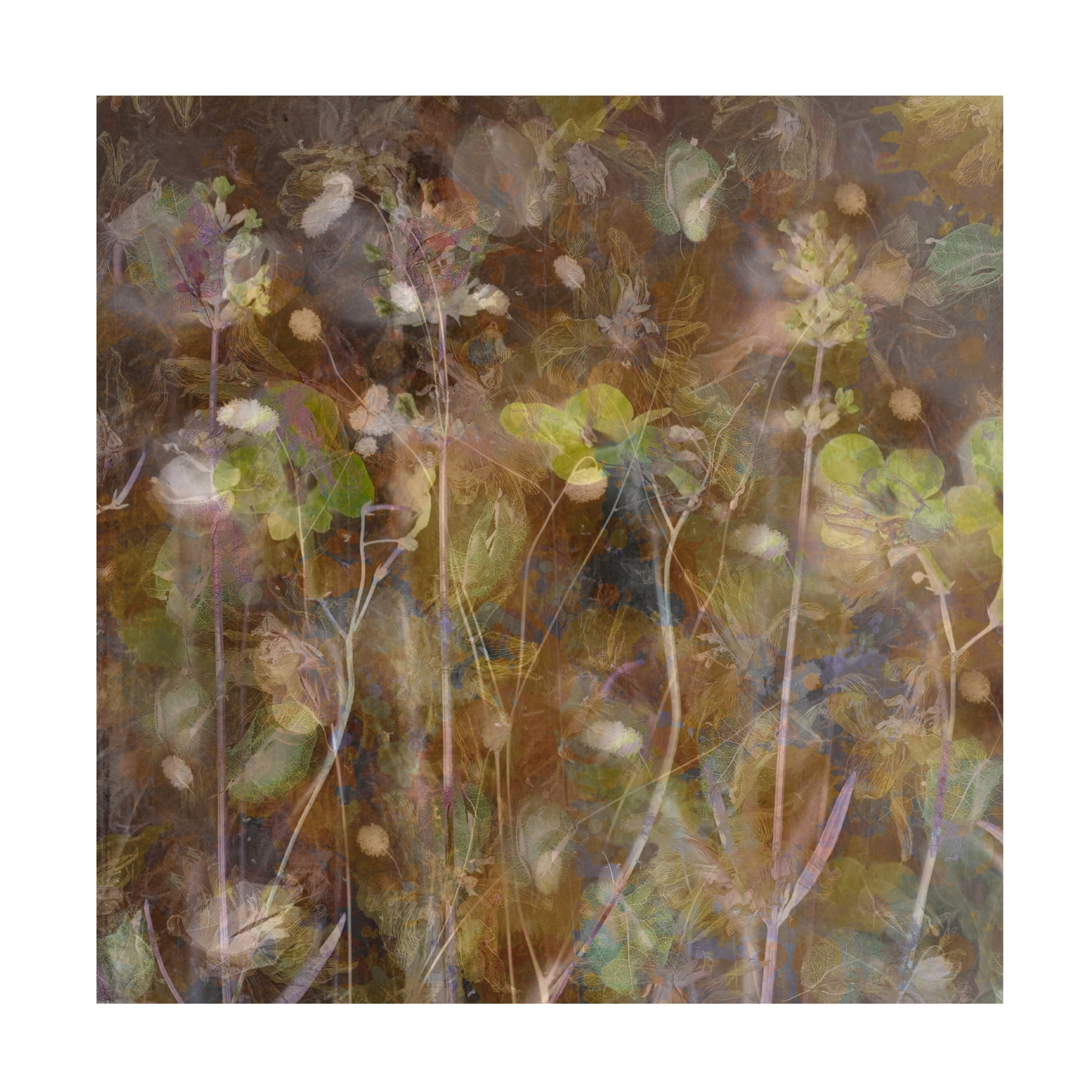 Canvas Wall Art - Katarina Holmstrom 'Summer Pastel' Wall Art for Living Room, Bedroom, or Office Décor by Trademark Fine Art - 14 x 14 Inches