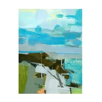 Canvas Wall Art - Kathleen Robbins 'By The Sea' Wall Art for Living Room, Bedroom, or Office Décor by Trademark Fine Art - 14 x 19 Inches
