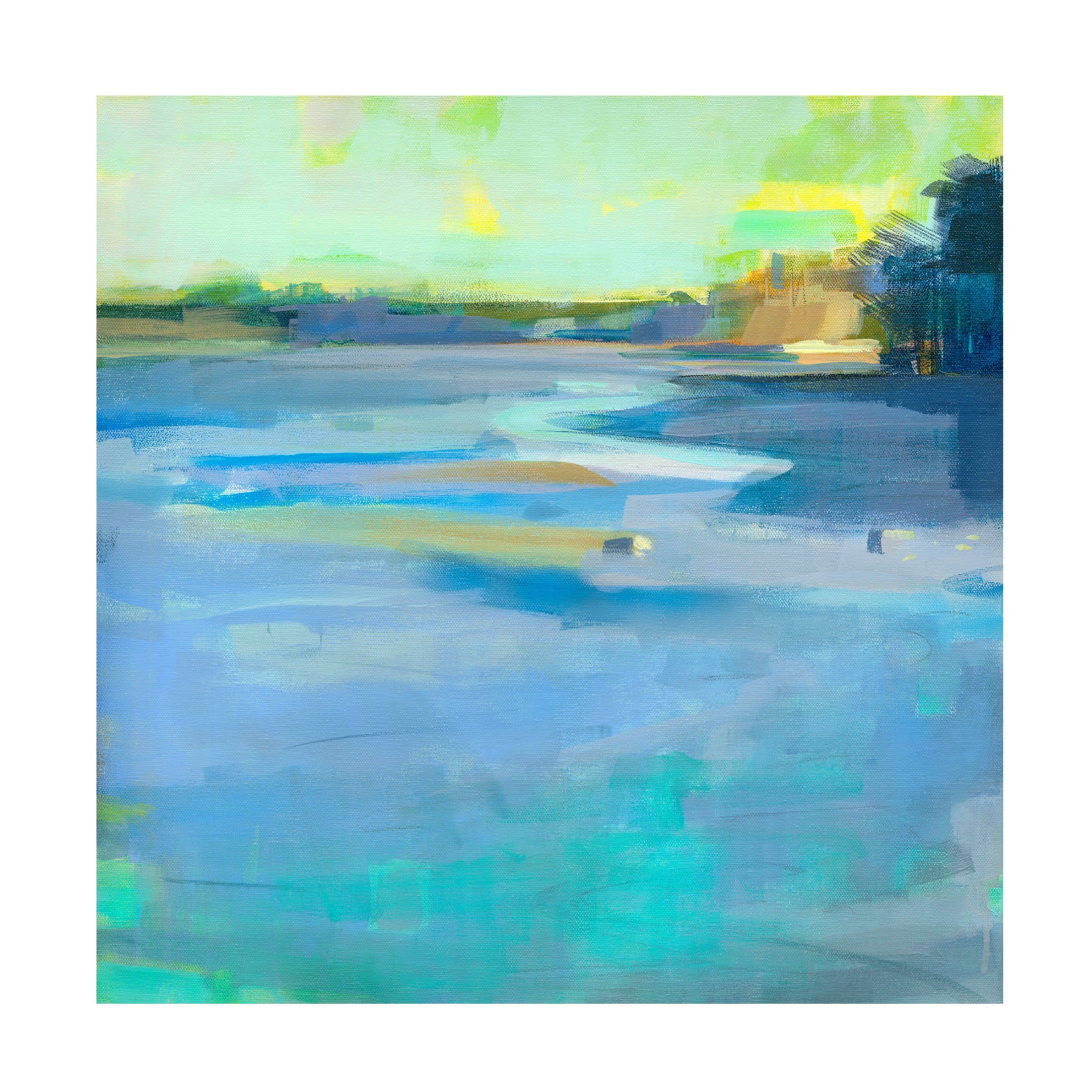 Canvas Wall Art - Kathleen Robbins 'Kittery Maine' Wall Art for Living Room, Bedroom, or Office Décor by Trademark Fine Art - 35 x 35 Inches