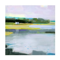 Canvas Wall Art - Kathleen Robbins 'Moody Spurwink' Wall Art for Living Room, Bedroom, or Office Décor by Trademark Fine Art - 14 x 14 Inches