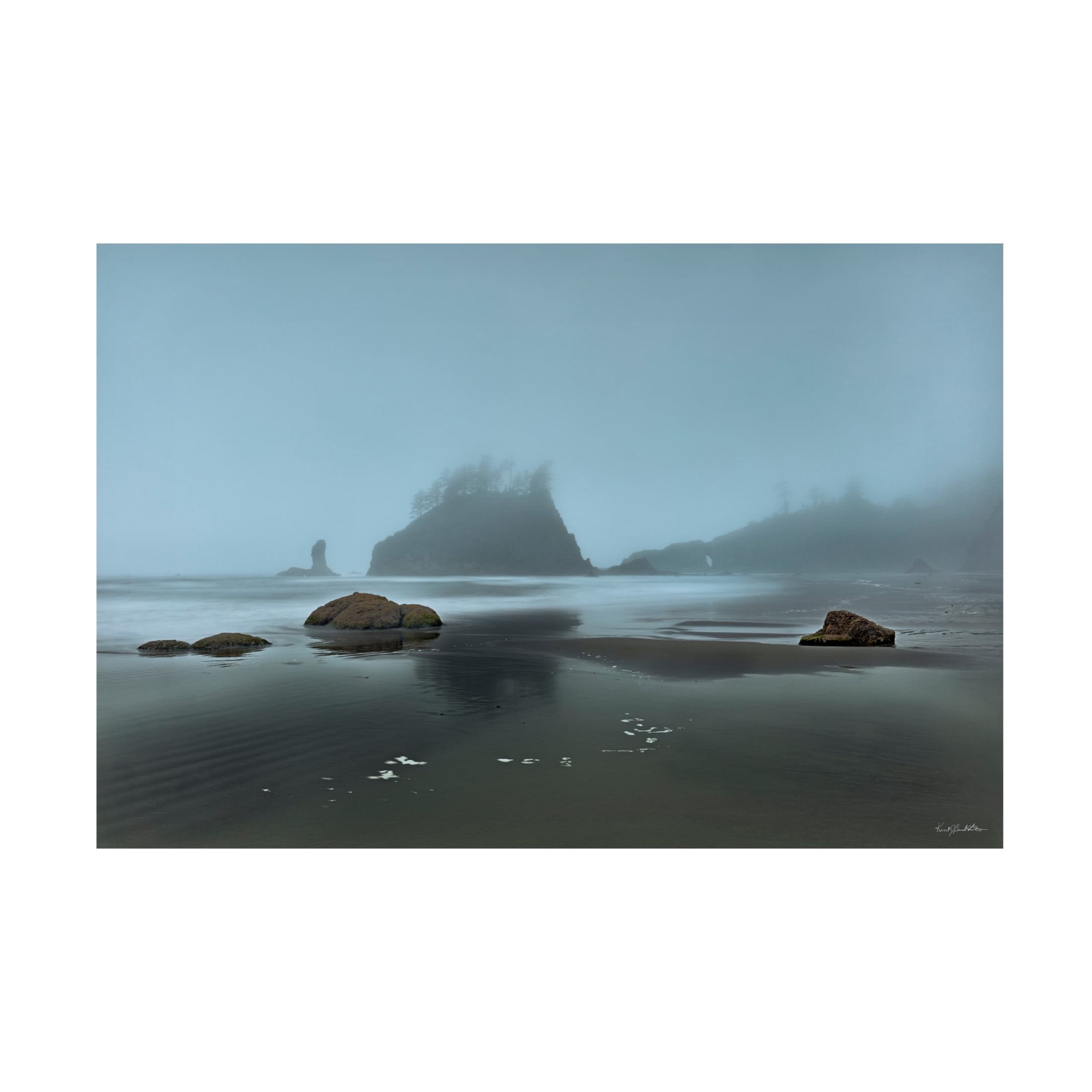 Canvas Wall Art - Kent Burkhardsmeier 'Emerging' Wall Art for Living Room, Bedroom, or Office Décor by Trademark Fine Art - 47 x 30 Inches