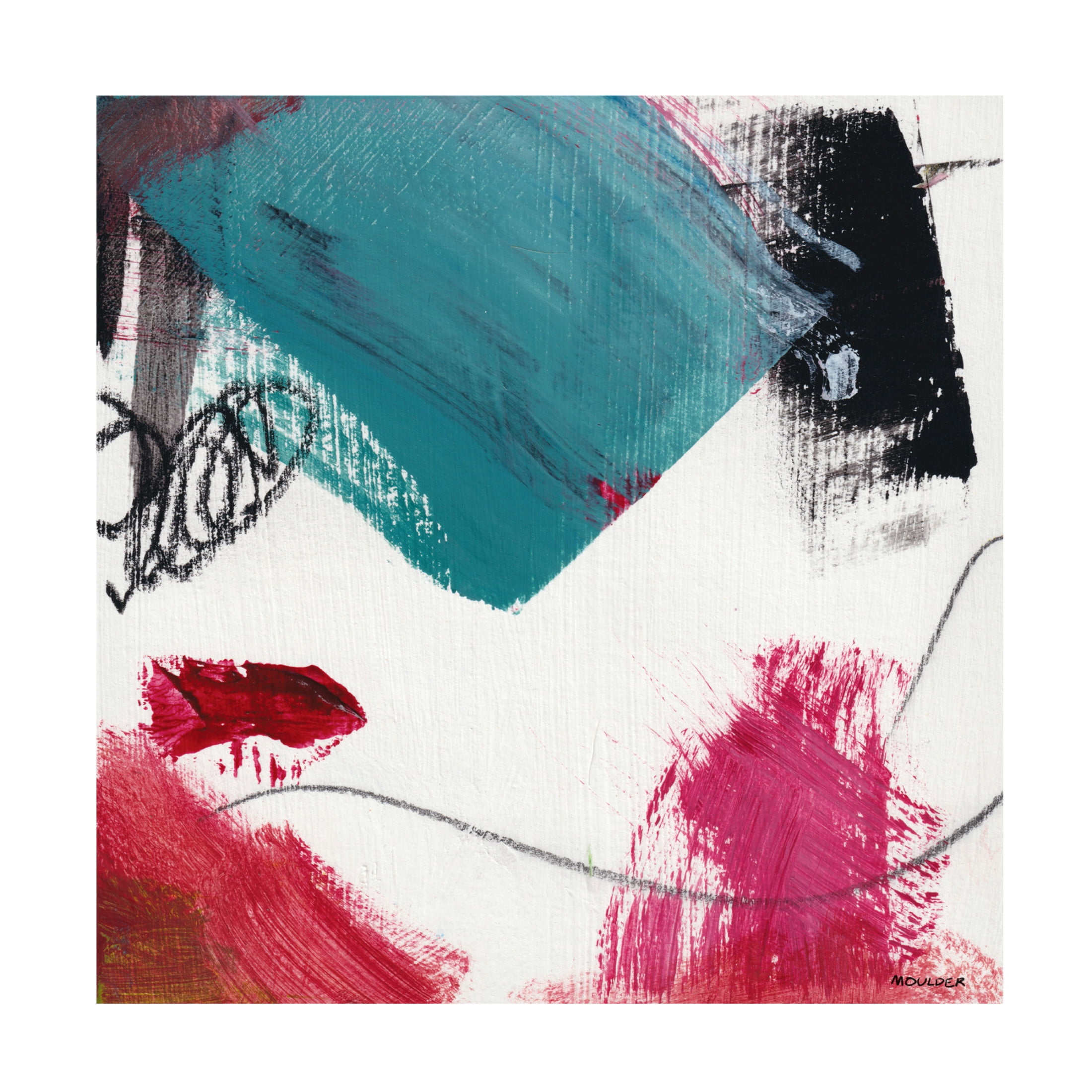 Canvas Wall Art - Kim Moulder 'Exonerate' Wall Art for Living Room, Bedroom, or Office Décor by Trademark Fine Art - 35 x 35 Inches