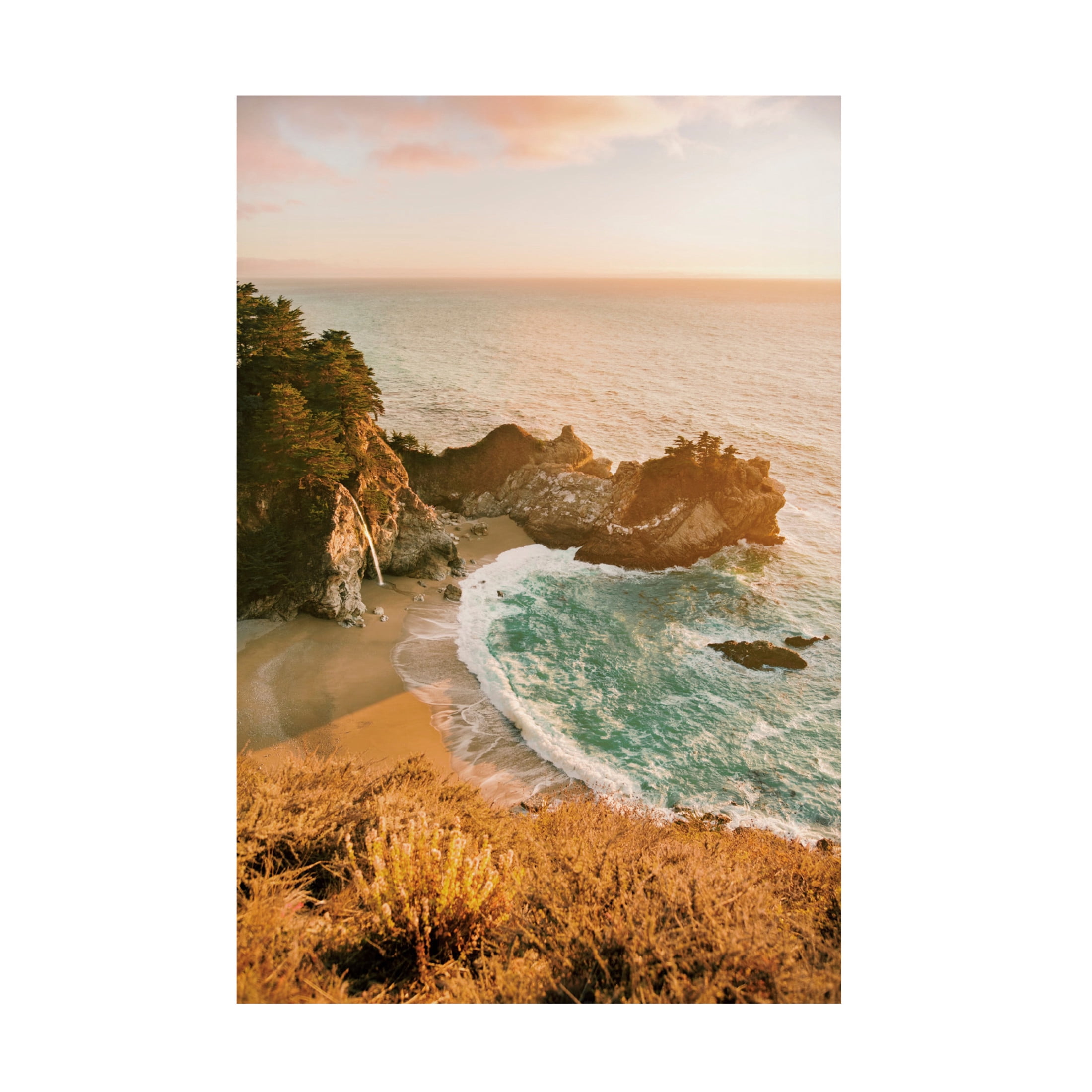 Canvas Wall Art - Krista Broadway 'Malibu' Wall Art for Living Room, Bedroom, or Office Décor by Trademark Fine Art - 12 x 19 Inches