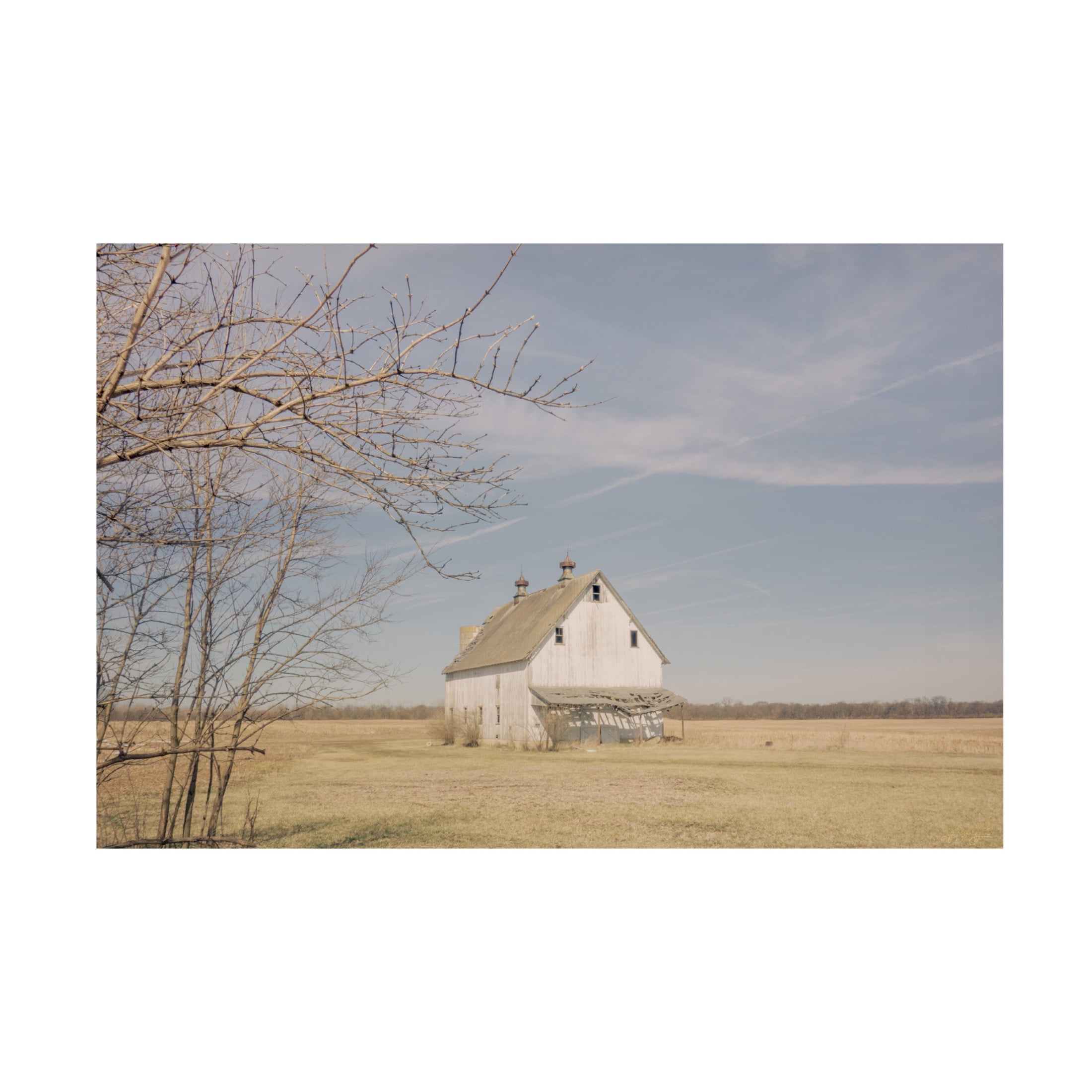 Canvas Wall Art - Life BeautifuLEE 'Farm Life Long Ago 2' Wall Art for Living Room, Bedroom, or Office Décor by Trademark Fine Art - 32 x 22 Inches
