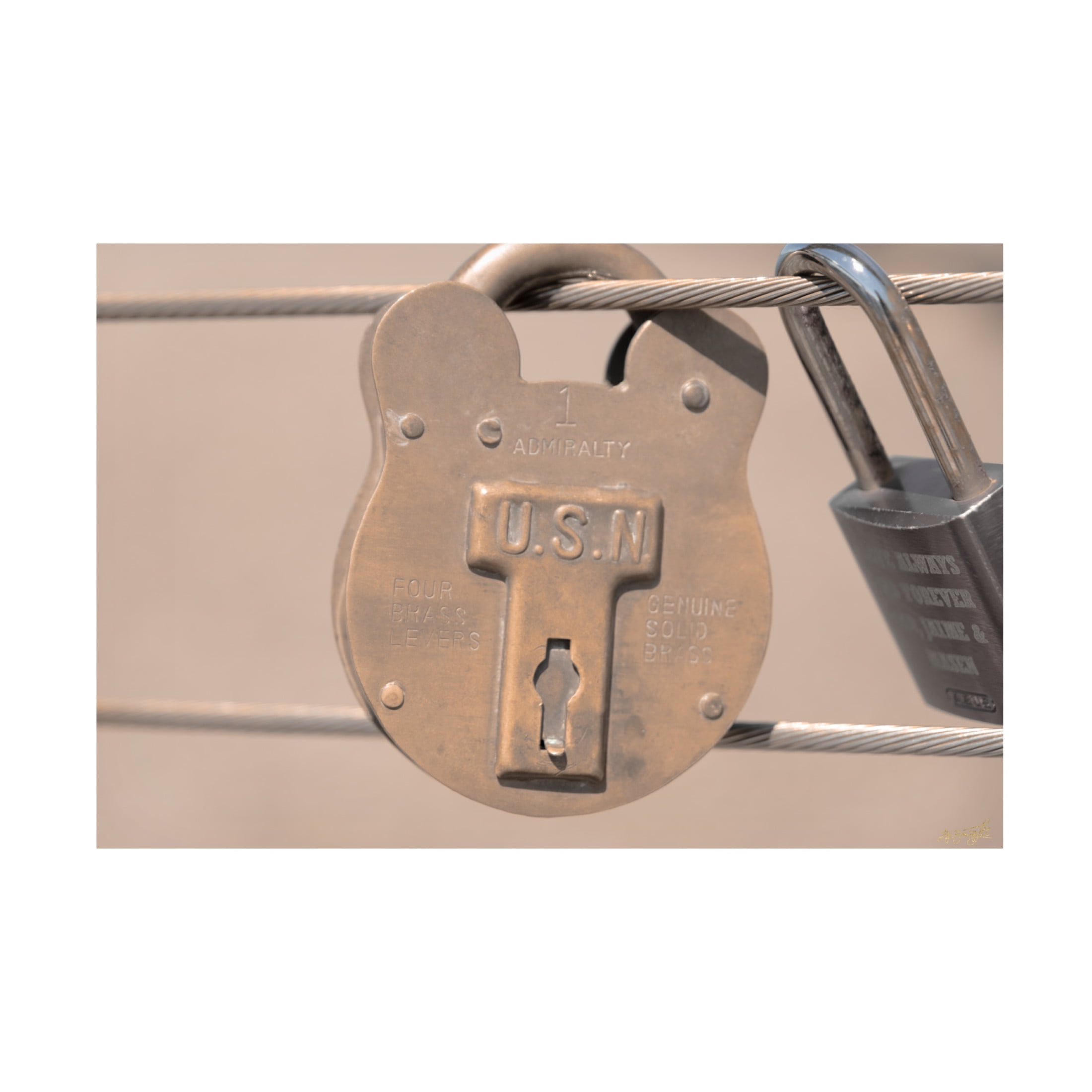 Canvas Wall Art - Life BeautifuLEE 'Lock from the Past' Wall Art for Living Room, Bedroom, or Office Décor by Trademark Fine Art - 24 x 16 Inches