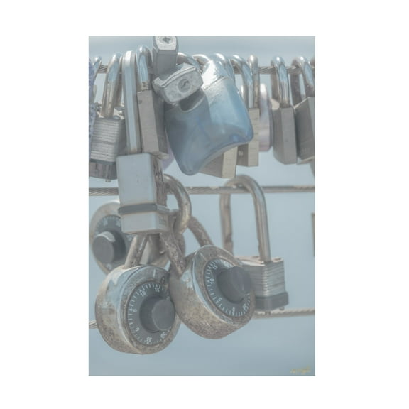 Canvas Wall Art - Life BeautifuLEE 'Locks and Haze 2' Wall Art for Living Room, Bedroom, or Office Décor by Trademark Fine Art - 12 x 19 Inches