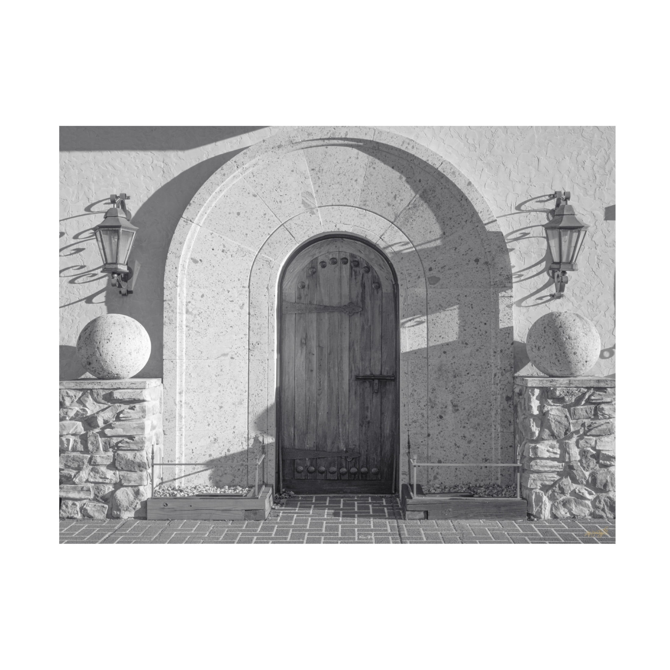 Canvas Wall Art - Life BeautifuLEE 'Old World Entrance' Wall Art for Living Room, Bedroom, or Office Décor by Trademark Fine Art - 32 x 24 Inches
