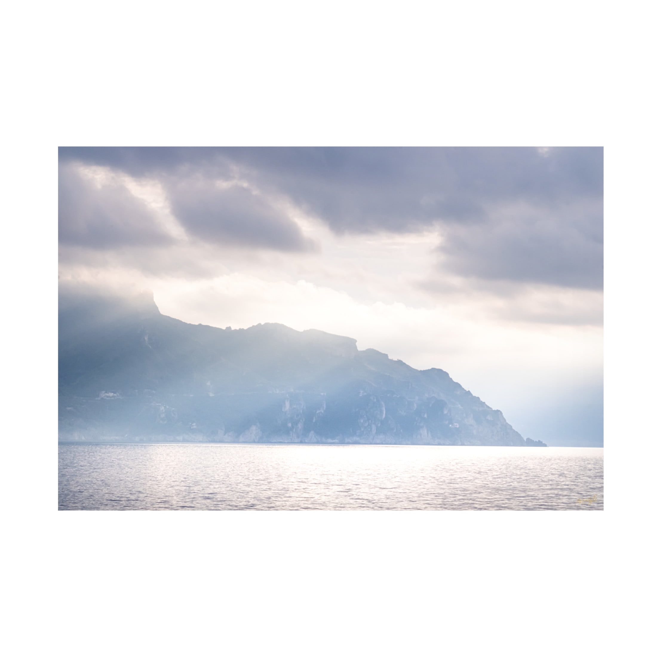 Canvas Wall Art - Life BeautifuLEE 'Sun Breaking Through Island' Wall Art for Living Room, Bedroom, or Office Décor by Trademark Fine Art - 32 x 22 Inches